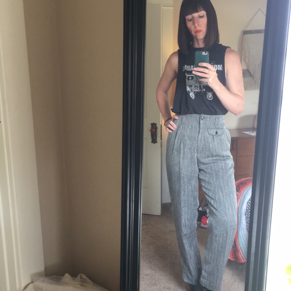 Vintage High Waisted Trousers 80’s
